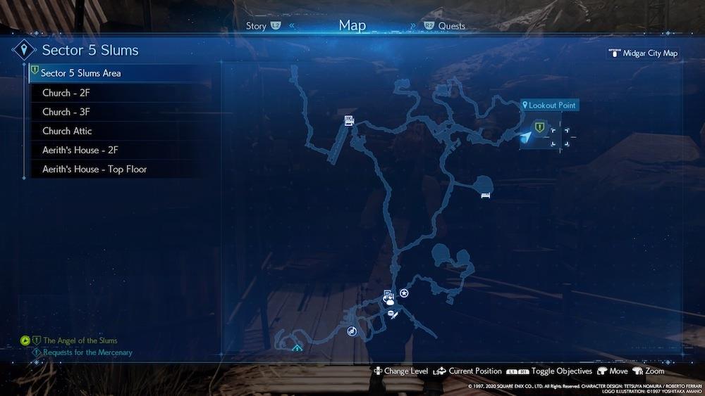 Lookout Point is in the northeast corner of Sector 5.